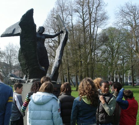 bij Hannie Schaft monument